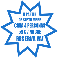 OFERTA. 65 euros / noche, 4 personas